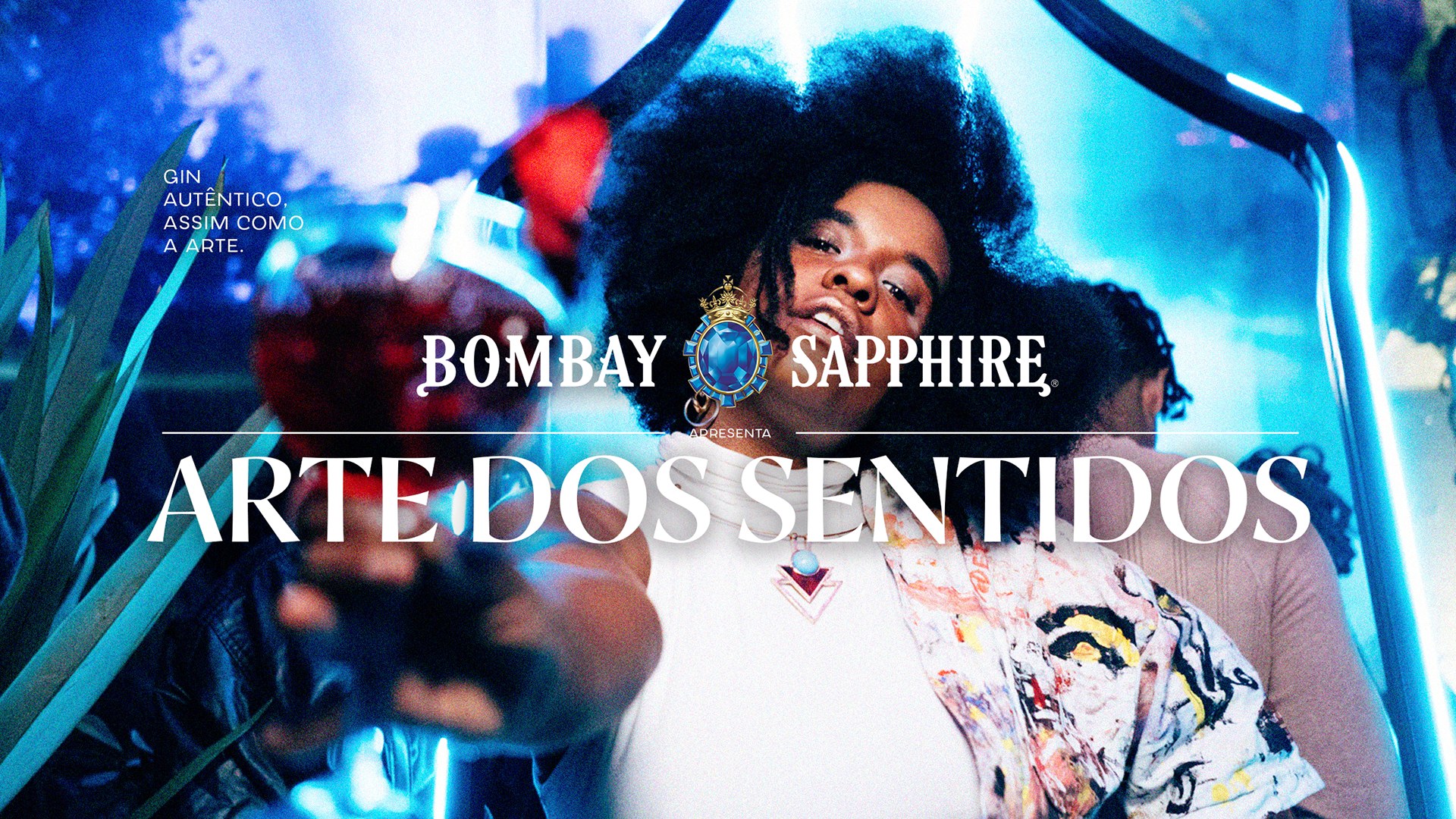 Case Bombay Sapphire · A Arte dos Sentidos